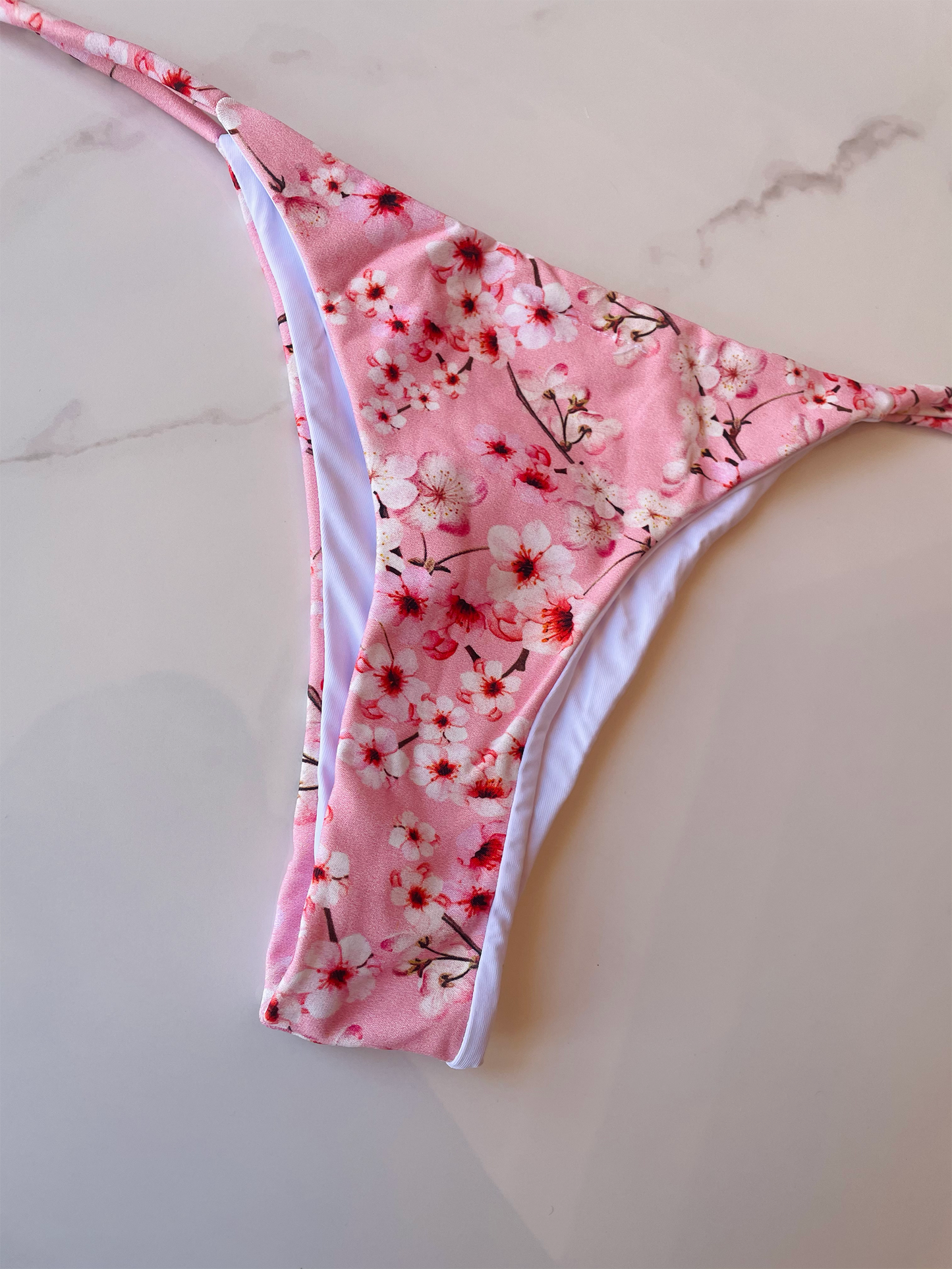 Cherry Blossom Brazilian Bikini - Thong