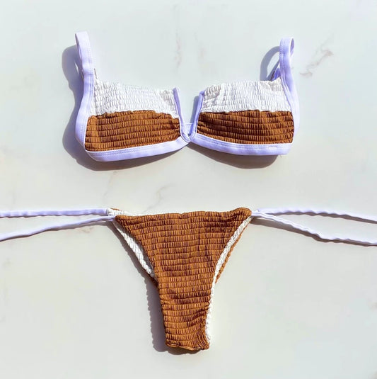 Caramel Lovin' Brazilian Bikini with Adjustable Strap